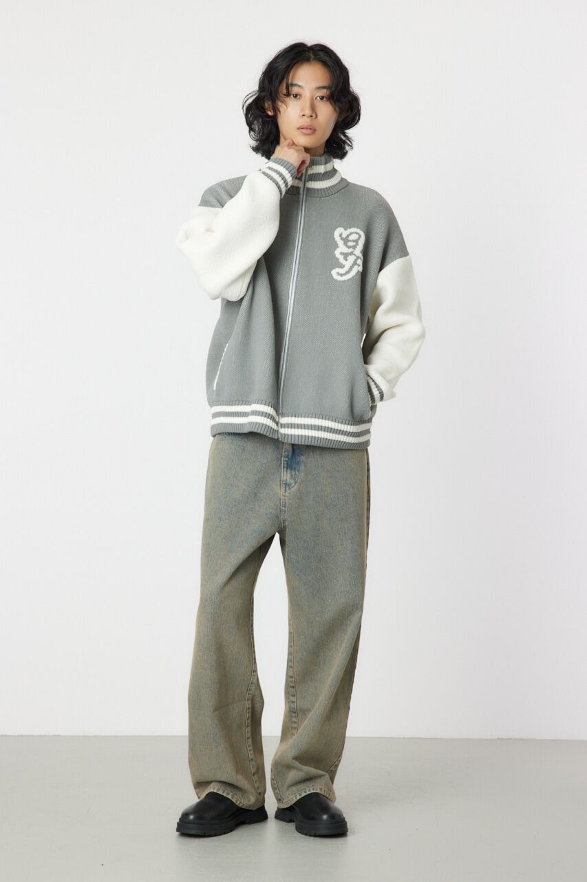 RODEO CROWNS「zipニットスタジャン」|ブルゾン・スタジャン|