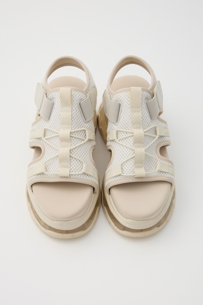 RODEO CROWNS「クリアソール ボリュームサンダル」|サンダル|