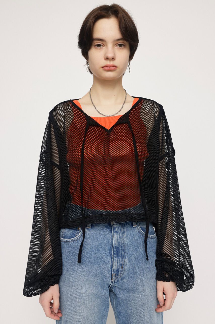 SLY「ATHLETIC MESH ARM SKIPPER トップス」|Tシャツ・カットソー|