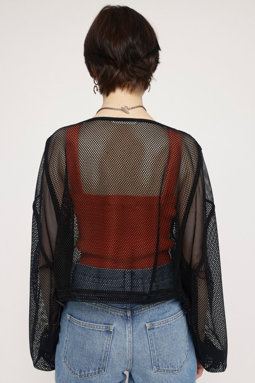 SLY「ATHLETIC MESH ARM SKIPPER トップス」|Tシャツ・カットソー|