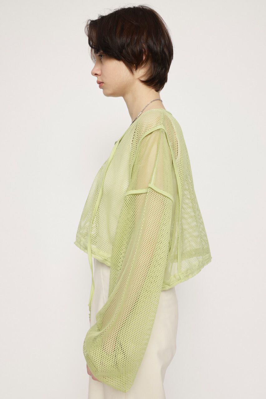 SLY「ATHLETIC MESH ARM SKIPPER トップス」|Tシャツ・カットソー|