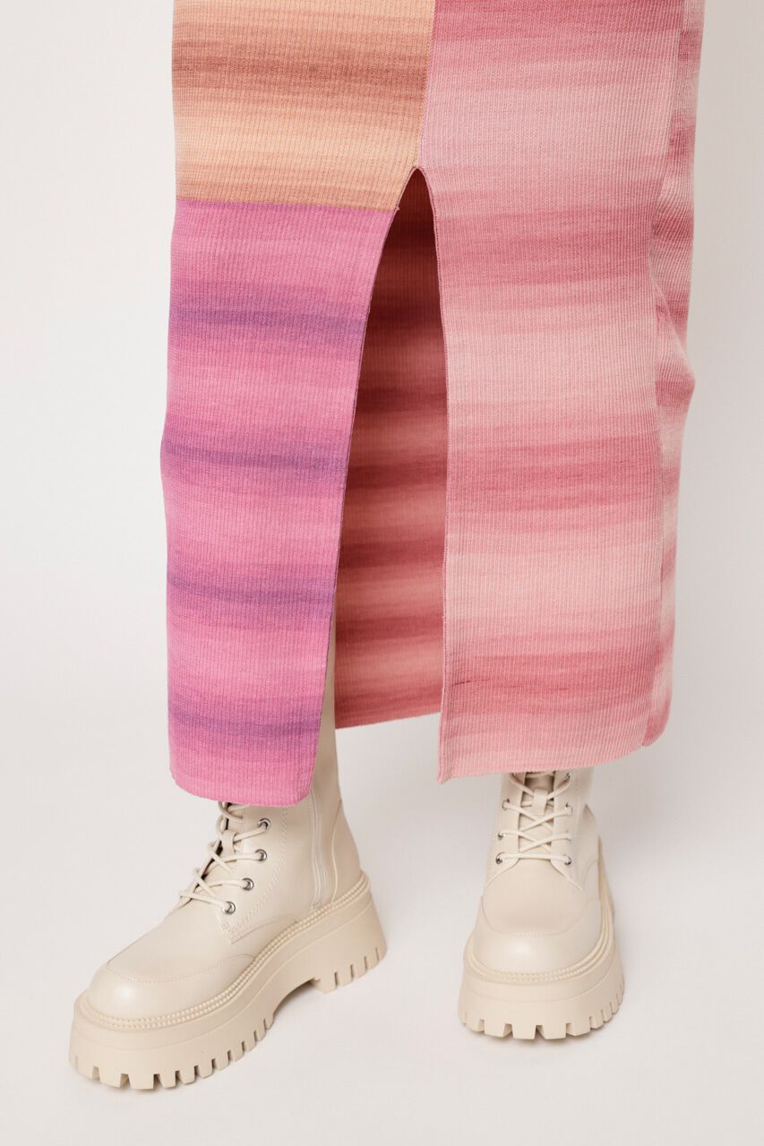 SLY「GRADATION BLOCKING HG ロングワンピース」|ワンピース|