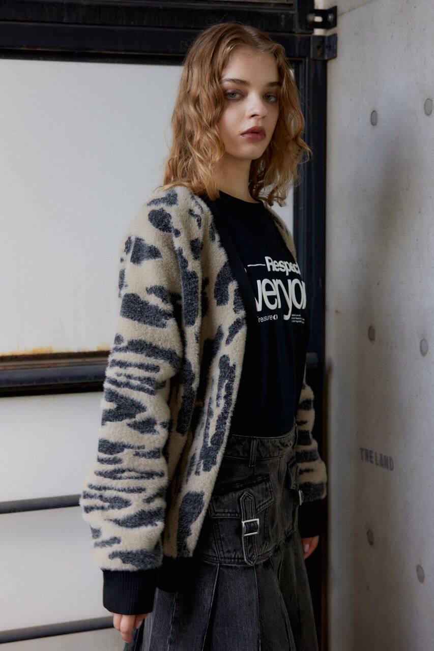 SLY「LEOPARD MOLLE JQ カーディガン」|カーディガン|