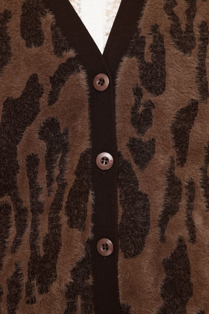 SLY「LEOPARD MOLLE JQ カーディガン」|カーディガン|