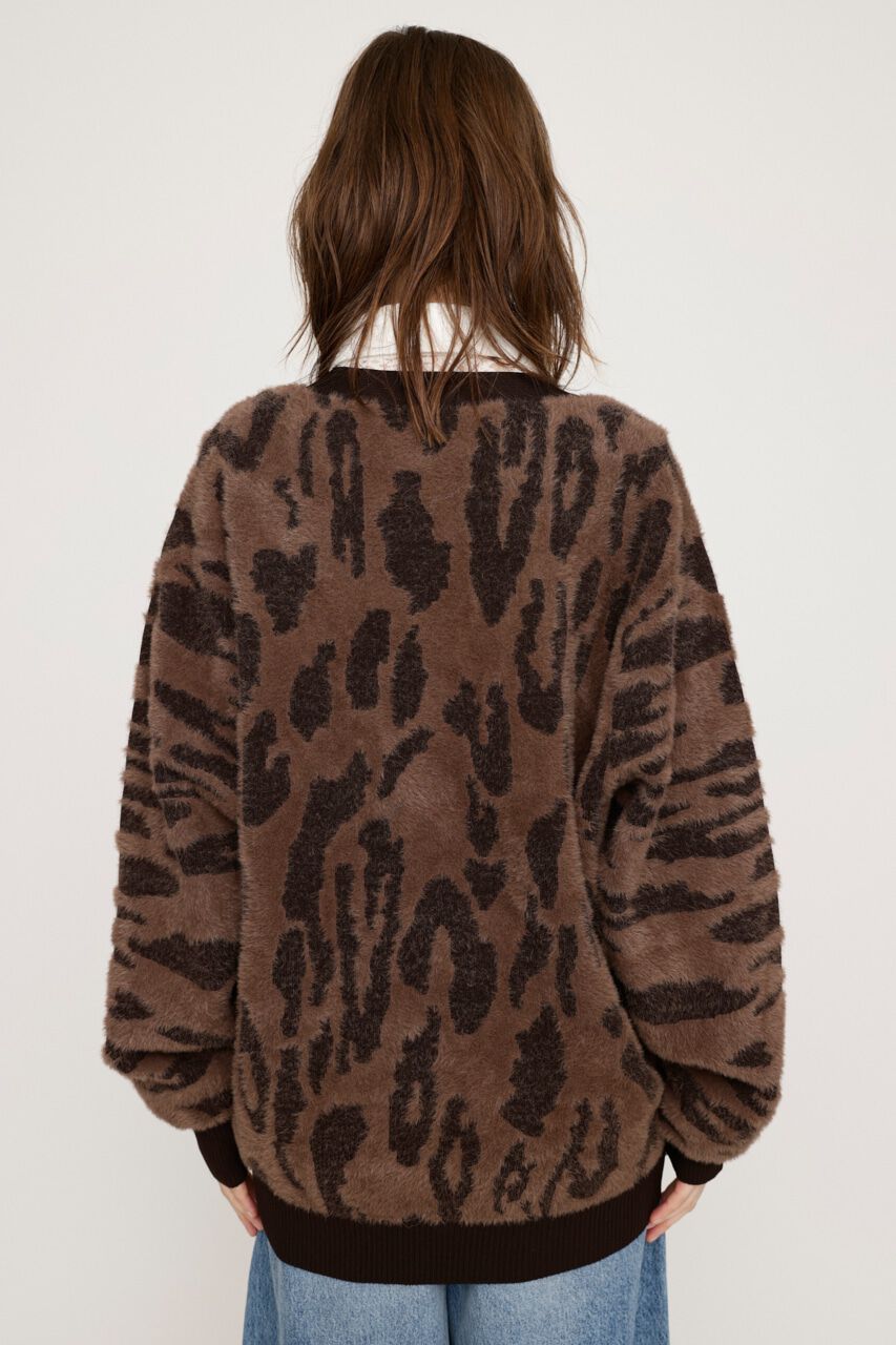 SLY「LEOPARD MOLLE JQ カーディガン」|カーディガン|