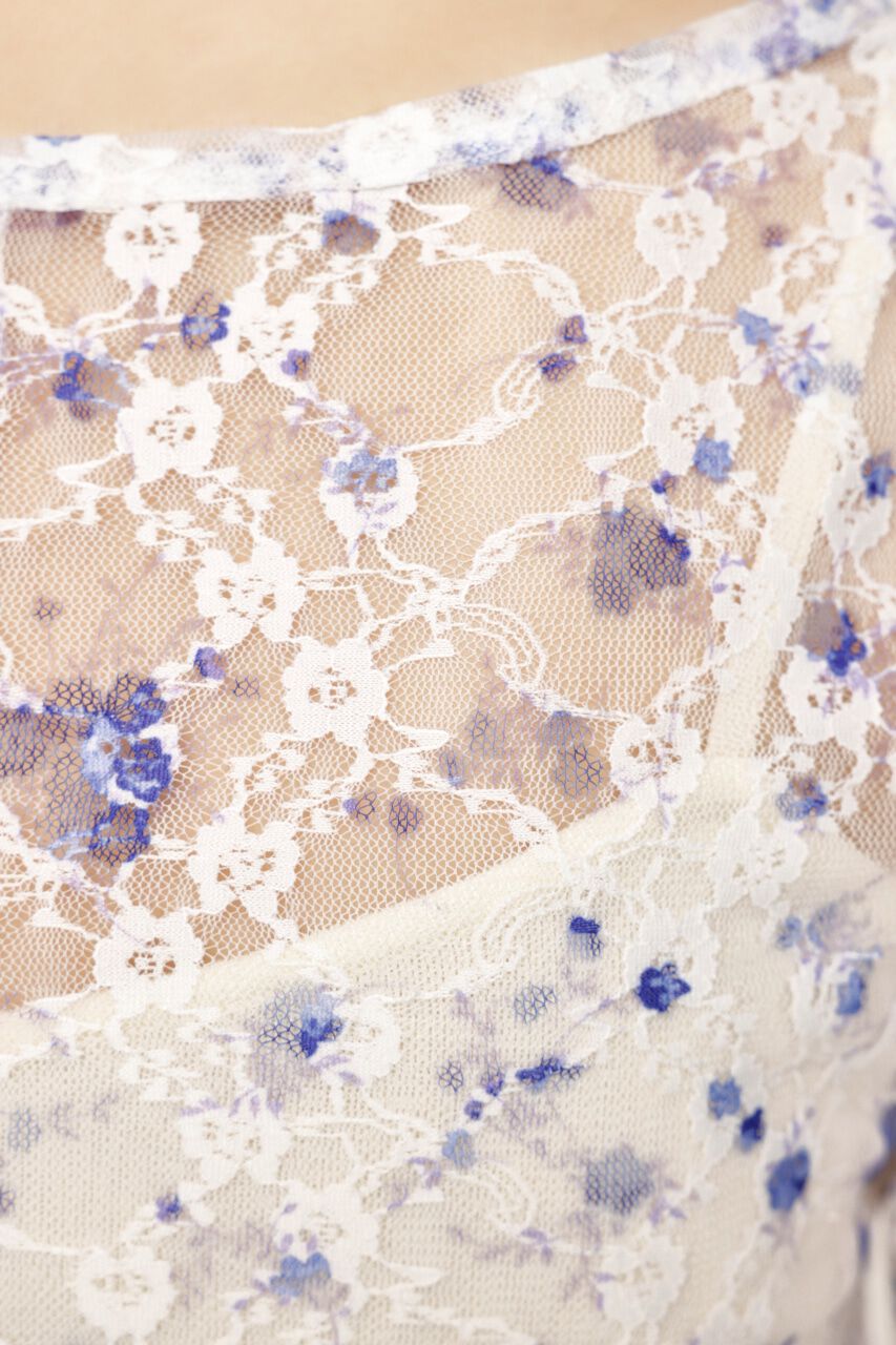 SLY「FLOWER LACE トップス」|Tシャツ・カットソー|