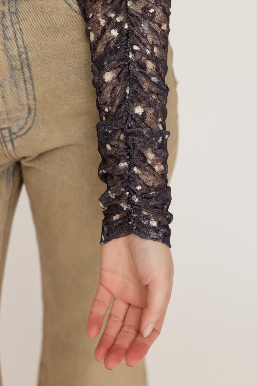 SLY「FLOWER LACE トップス」|Tシャツ・カットソー|