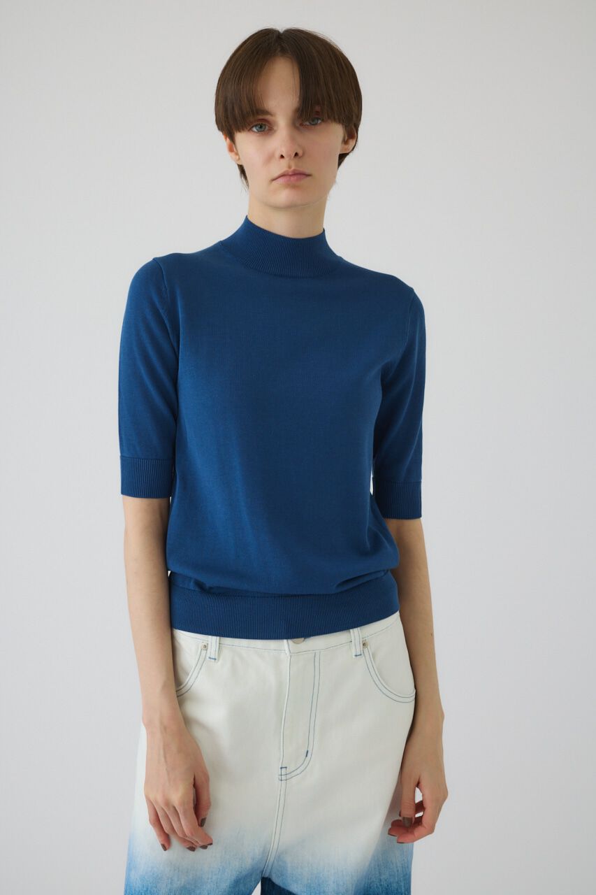 RIM.ARK 「Silk mix fit tops」|ニット・セーター|BLU