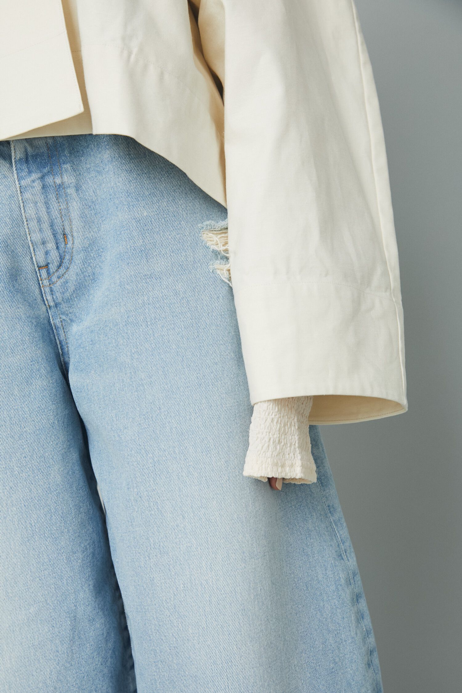 HeRIN.CYE「Big collar trench coat」|その他|