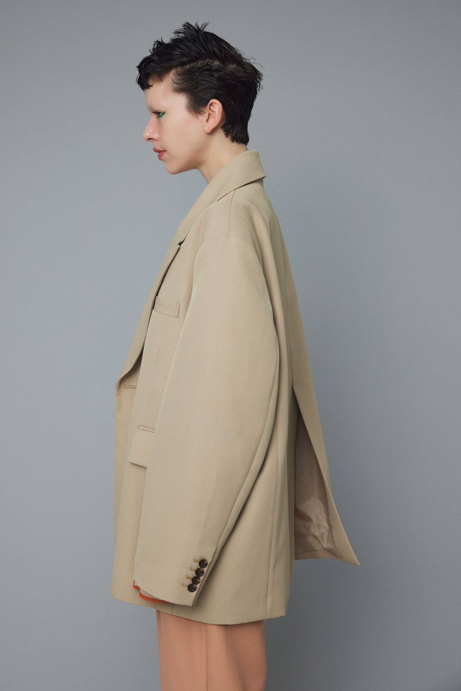 HeRIN.CYE「Over silhouette jacket」|その他|