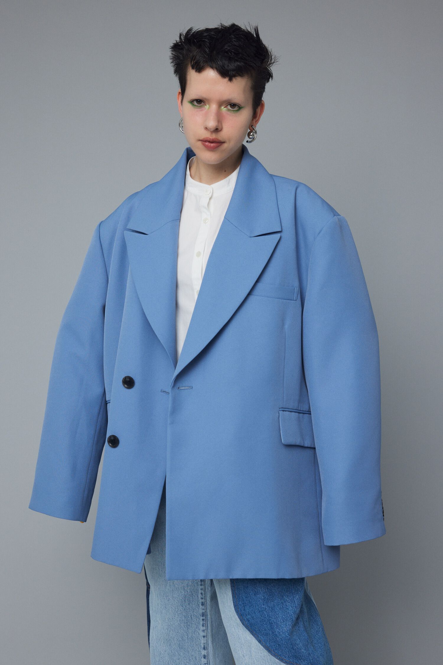 HeRIN.CYE「Over silhouette jacket」|その他|BLU