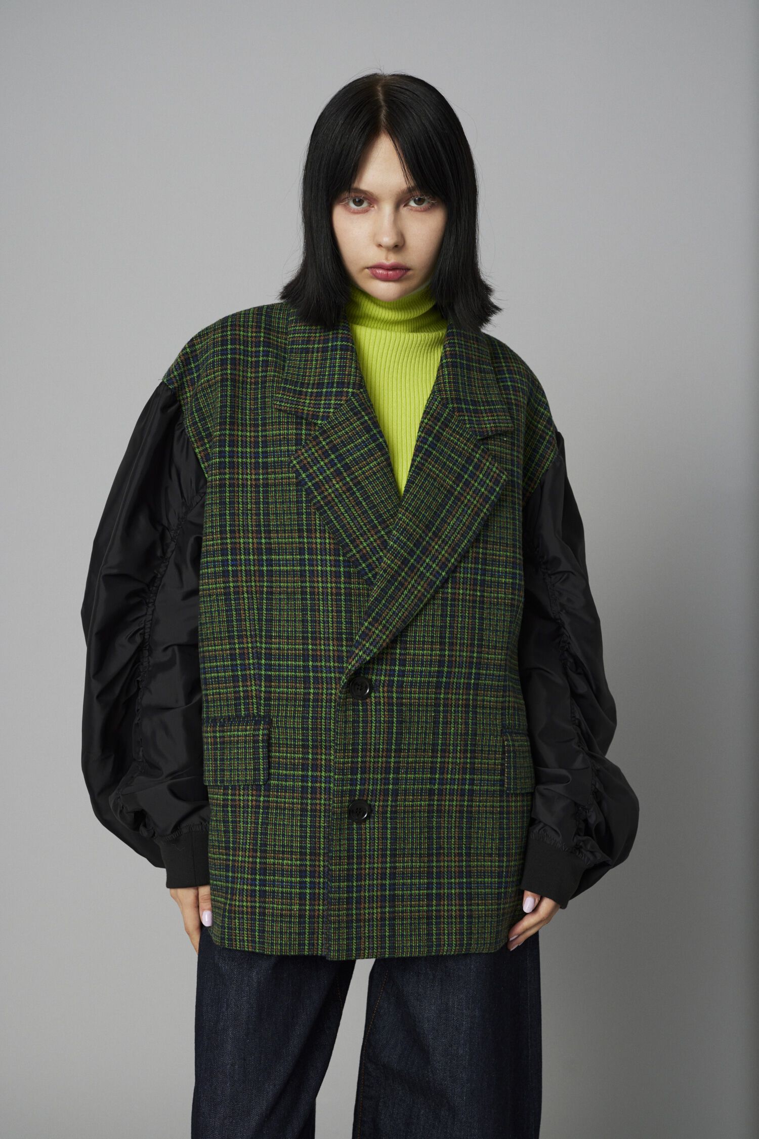 HeRIN.CYE「Docking MA-1 jacket」|ブルゾン・スタジャン|GRN