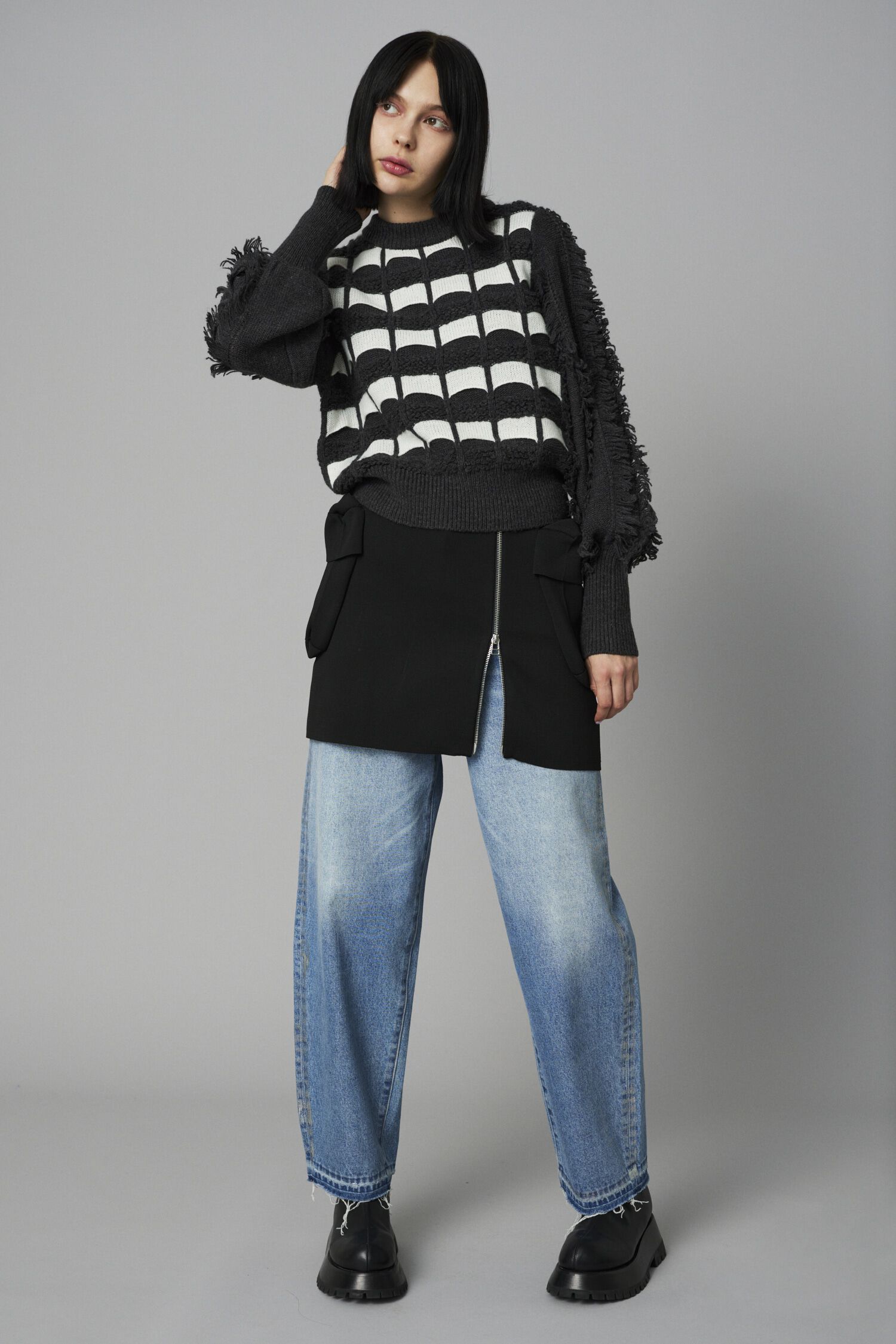 HeRIN.CYE「Knit design tops」|ニット・セーター|