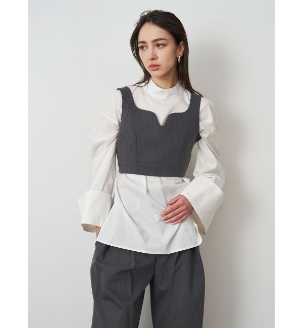 ELENDEEK「CLEAN BUSTIER」|シャツ・ブラウス|