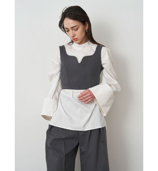ELENDEEK「CLEAN BUSTIER」|シャツ・ブラウス|