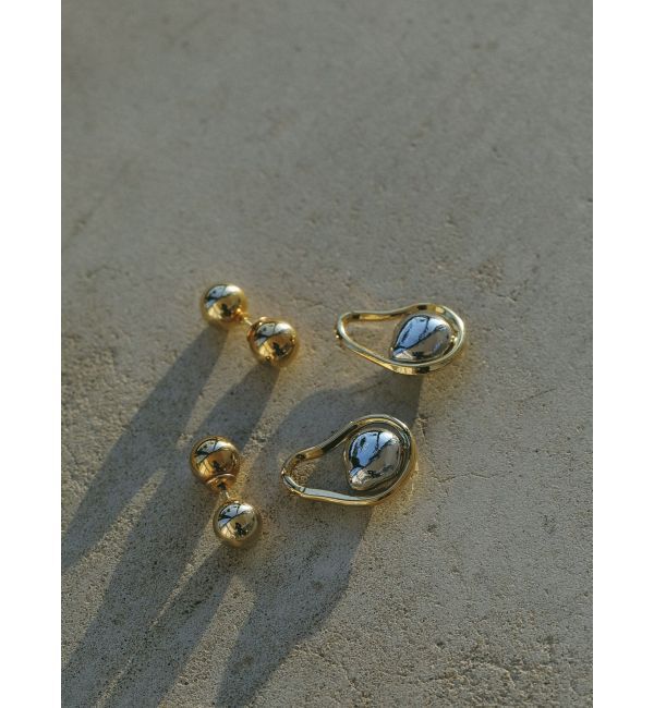 ELENDEEK「NUANCE METAL MULCH PIERCE」|ピアス|ゴールド