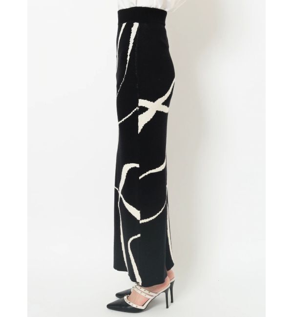 RESEXXY「ニュアンスパターンニットタイトスカート【セットアップ着用可能】」|スカート|