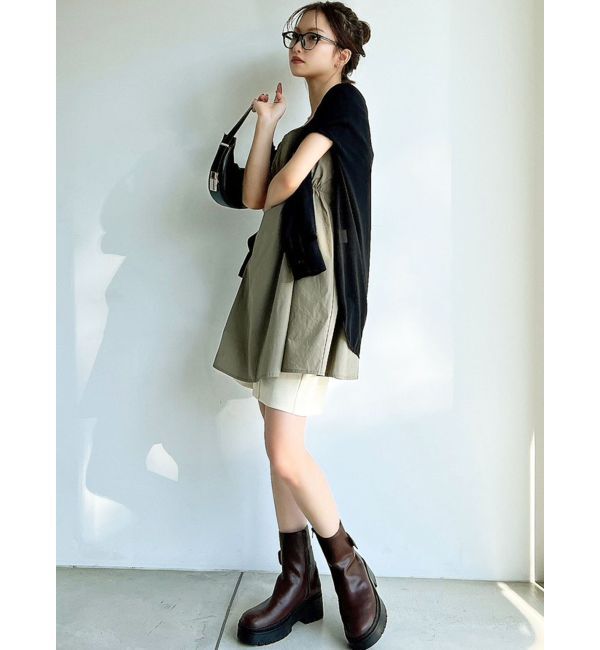 RESEXXY「ギャザーデザインチュニック」|Tシャツ・カットソー|