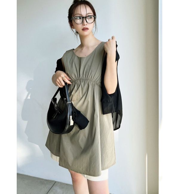 RESEXXY「ギャザーデザインチュニック」|Tシャツ・カットソー|