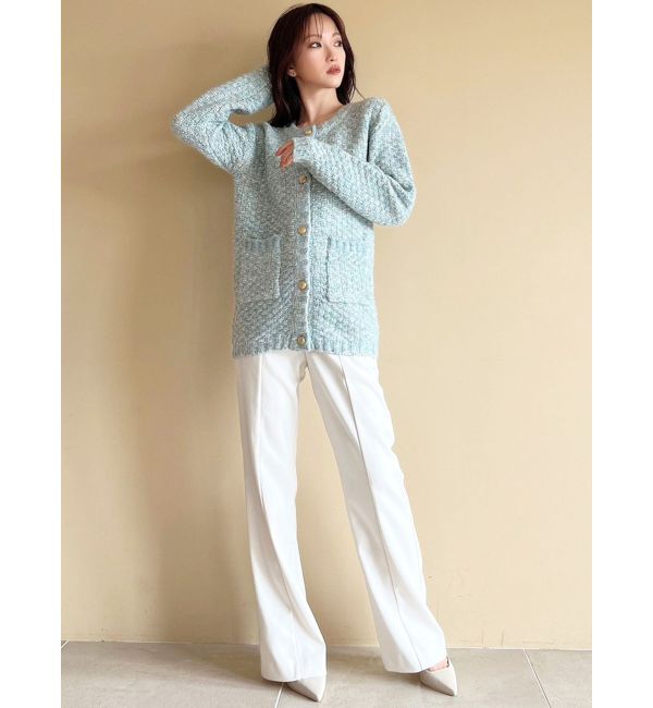 RESEXXY「ツイードミディカーディガン」|カーディガン|