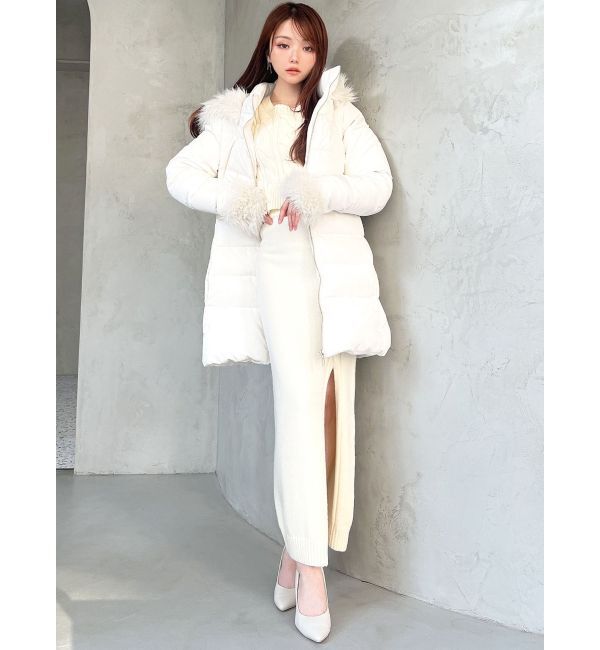 RESEXXY「ケーブルスリットニットスカート【セットアップ着用可能】」|スカート|