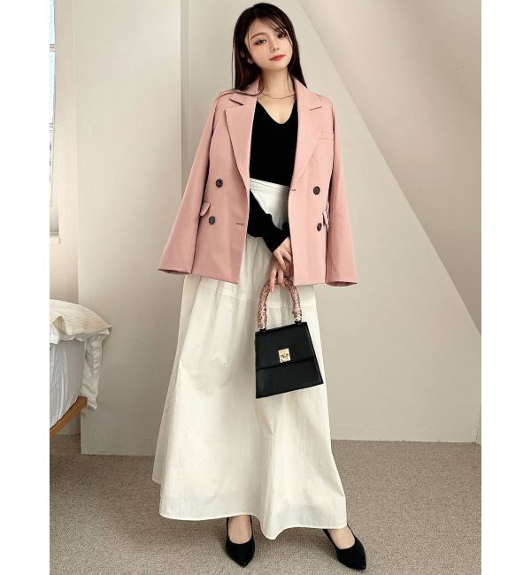 RESEXXY「ギャザーナイロンフレアスカート」|スカート|