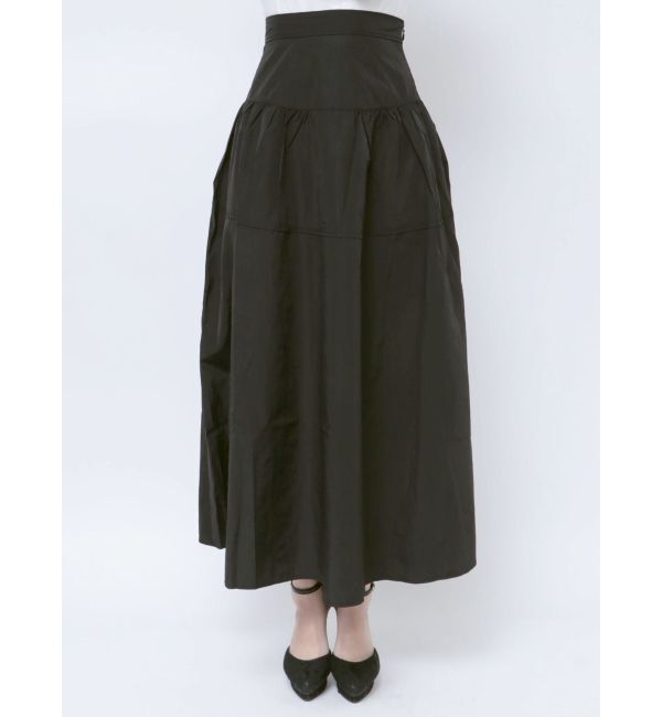RESEXXY「ギャザーナイロンフレアスカート」|スカート|