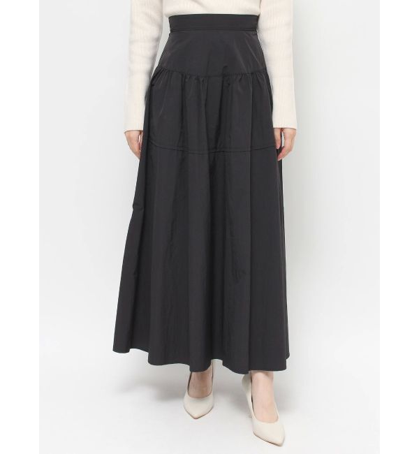 RESEXXY「ギャザーナイロンフレアスカート」|スカート|