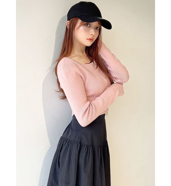 RESEXXY「ギャザーナイロンフレアスカート」|スカート|