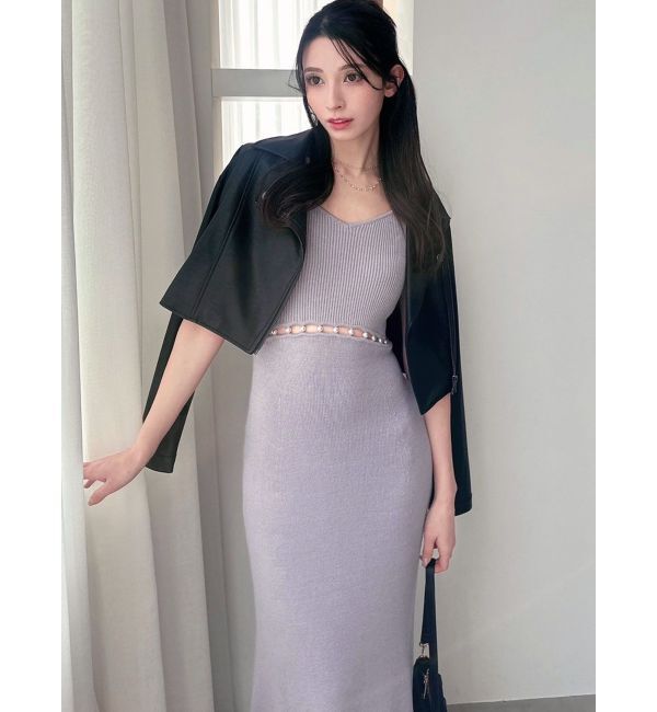 RESEXXY「ウエストパールマーメイドニットワンピース」|ワンピース|