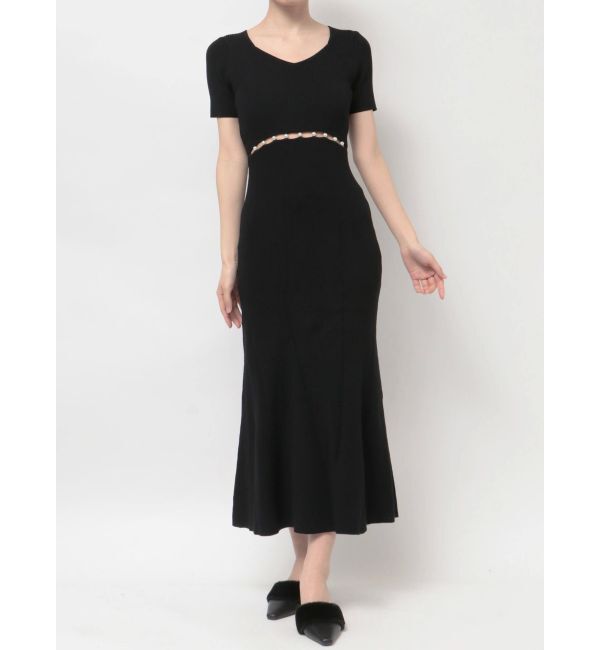 RESEXXY「ウエストパールマーメイドニットワンピース」|ワンピース|