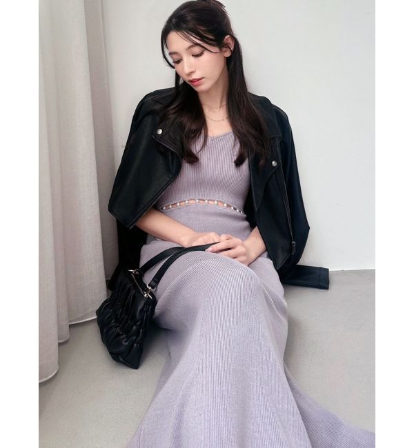 RESEXXY「ウエストパールマーメイドニットワンピース」|ワンピース|