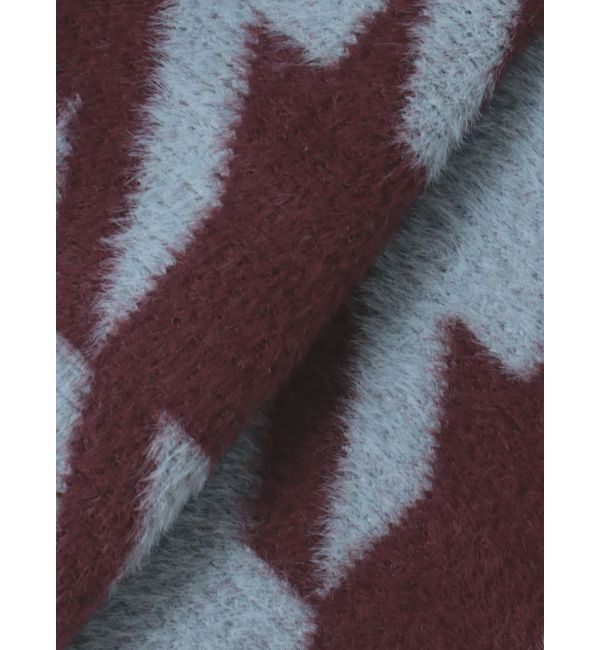 RESEXXY「ハウンドトゥースシャギーニットスカート【セットアップ着用可能】」|スカート|