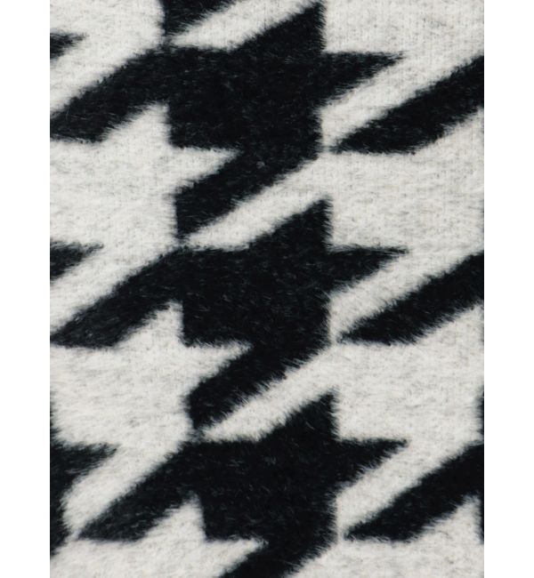 RESEXXY「ハウンドトゥースシャギーニットスカート【セットアップ着用可能】」|スカート|