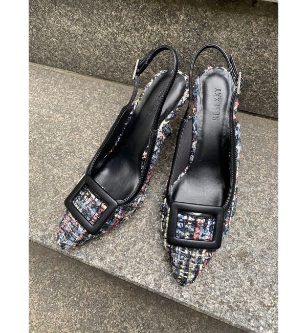 RESEXXY「バックルツイードパンプス」|パンプス|ミックス