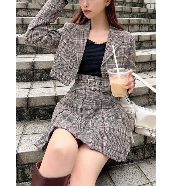 RESEXXY「プリーツミニスカート【セットアップ着用可能】」|スカート|