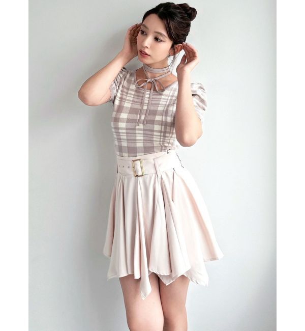 RESEXXY「ランダムヘムラッフルミニスカート」|スカート|