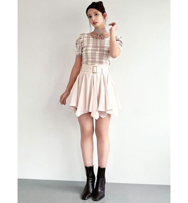 RESEXXY「ランダムヘムラッフルミニスカート」|スカート|
