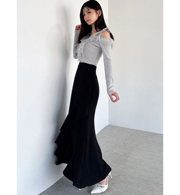 RESEXXY「ラッフル切替マーメイドスカート」|スカート|