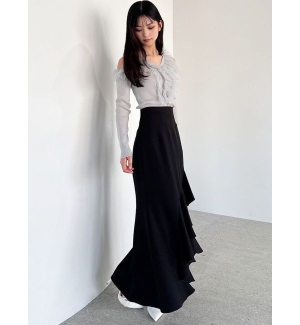 RESEXXY「ラッフル切替マーメイドスカート」|スカート|