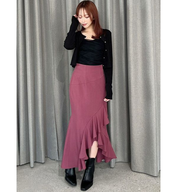 RESEXXY「ラッフル切替マーメイドスカート」|スカート|