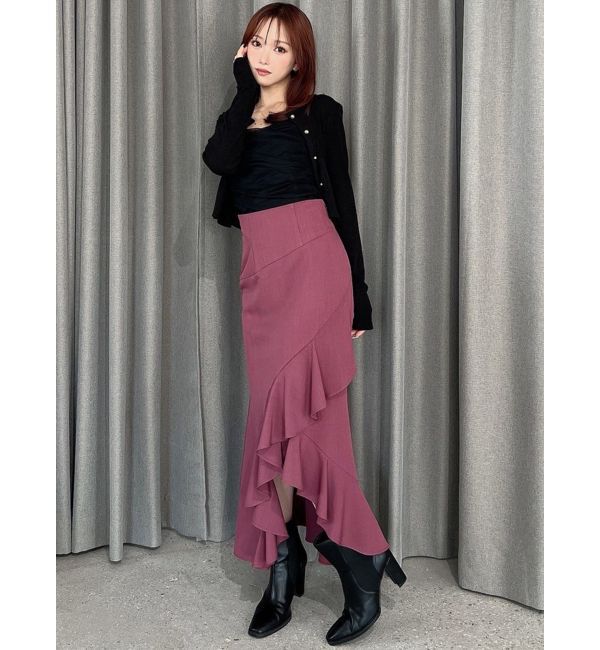 RESEXXY「ラッフル切替マーメイドスカート」|スカート|