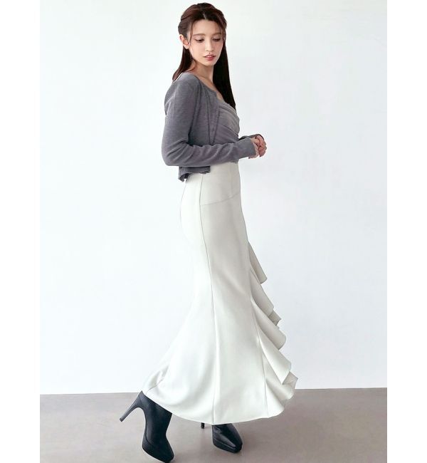 RESEXXY「ラッフル切替マーメイドスカート」|スカート|