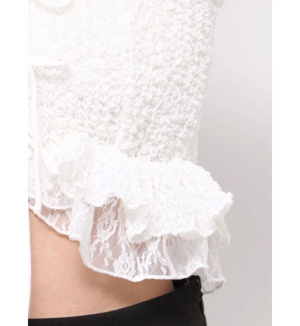 RESEXXY「レースドッキングフリルブラウス」|シャツ・ブラウス|
