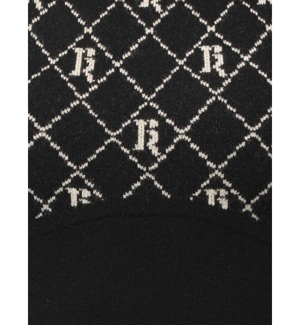 RESEXXY「チェックジャガードマーメイドニットワンピース」|ワンピース|