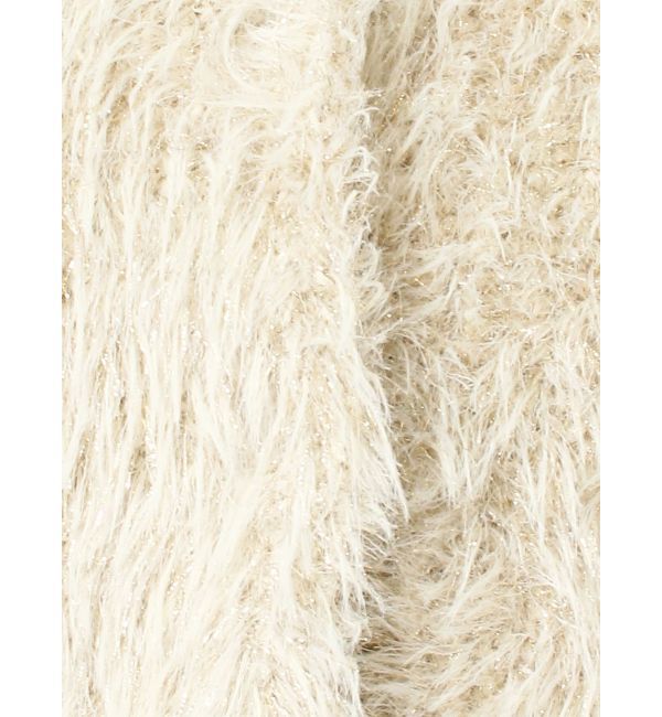 dazzlin「ハミングラメシャギーカーデニット」|カーディガン|