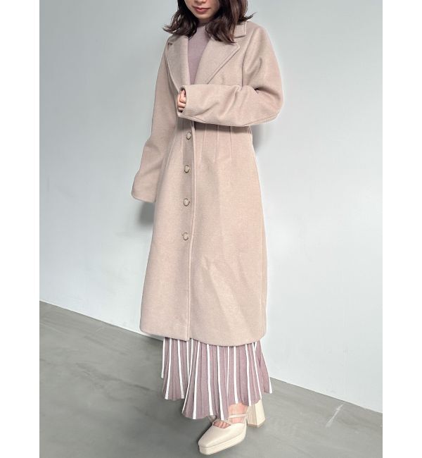 dazzlin「バイカラープリーツニットワンピース」|ワンピース|