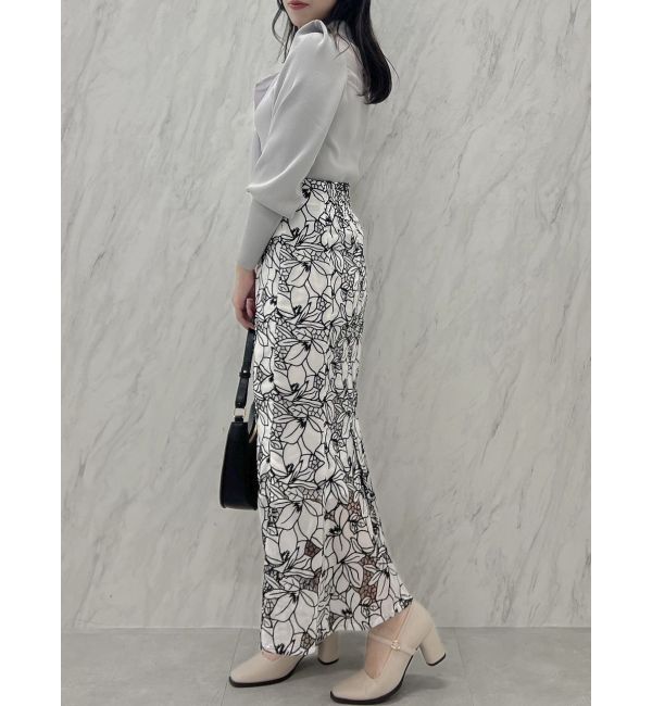 dazzlin「シアーボウタイニットトップス」|ニット・セーター|