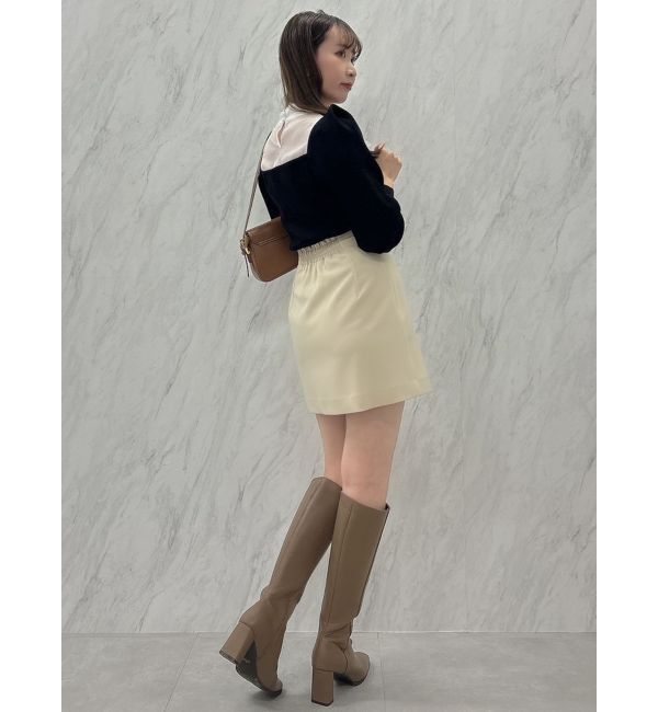 dazzlin「シアーボウタイニットトップス」|ニット・セーター|