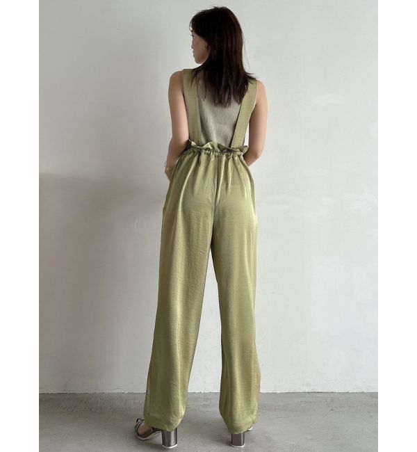 dazzlin「【WEB限定】サス付サテンテーパードパンツ」|その他|